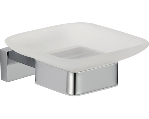 Мыльница настенный, стекло Gansen GZ88020 хром