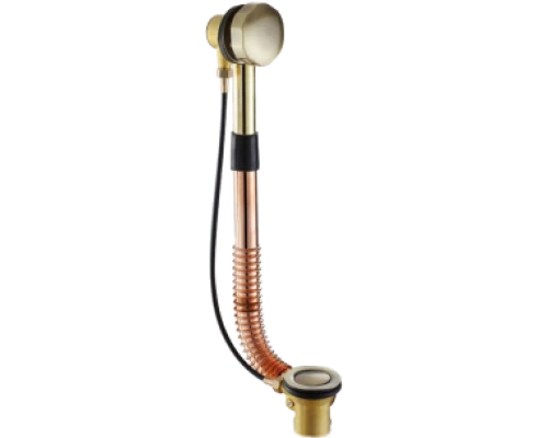 Слив-перелив для ванны полуавтомат GANZER F1D бронза