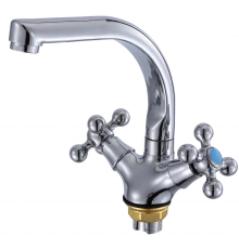 Смеситель для кухни с поворотным изливом Hansen H43050 хром