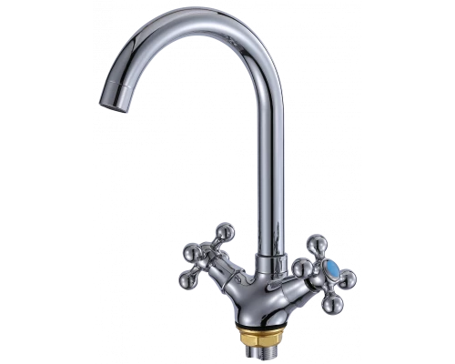 Смеситель для кухни из латуни с поворотным изливом Hansen H44050