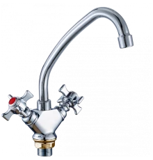 Смеситель для кухни с поворотным изливом Hansen H41051 хром