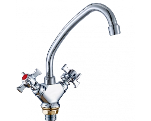 Смеситель для кухни с поворотным изливом Hansen H41051 хром