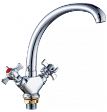 Смеситель для кухни с поворотным изливом Hansen H42051 хром