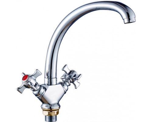 Смеситель для кухни с поворотным изливом Hansen H42051 хром
