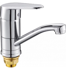 Смеситель для умывальника и раковины с поворотным изливом Hansen H45023 хром