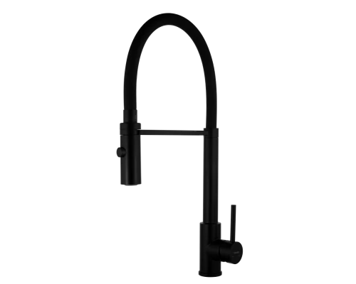 Смеситель для кухни с гибким изливом Hansen HN54304-CC черный