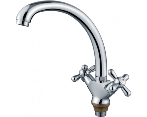 Смеситель для кухни с поворотным изливом Hansen H42013 хром
