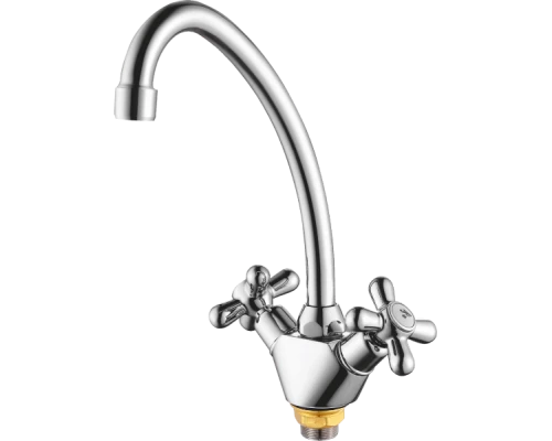 Смеситель для кухни с поворотным изливом Hansen H41013 хром