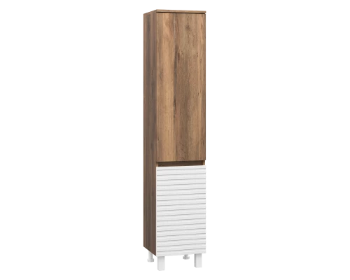 Шкаф - пенал Brevita Dakota - 35 универсальный правый (белый)