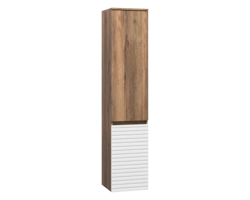 Шкаф - пенал Brevita Dakota - 35 универсальный правый (белый)