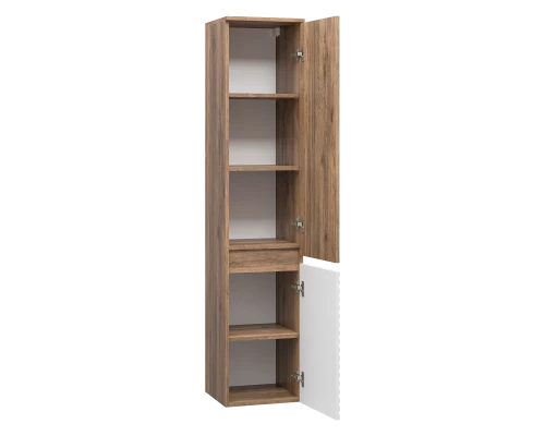 Шкаф - пенал Brevita Dakota - 35 универсальный правый (белый)