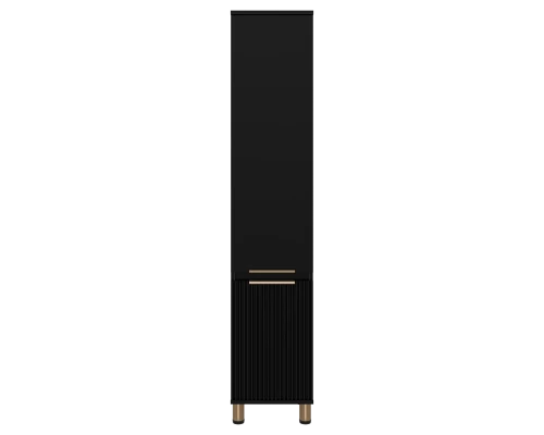 Шкаф - пенал Brevita Enfida - 35 универсальный левый (черный)