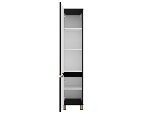 Шкаф - пенал Brevita Enfida - 35 универсальный левый (черный)