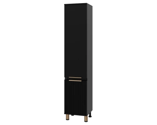 Шкаф - пенал Brevita Enfida - 35 универсальный левый (черный)