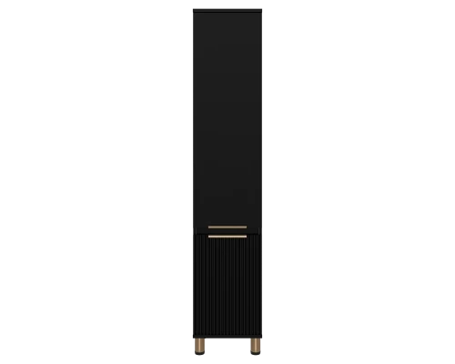 Шкаф - пенал Brevita Enfida - 35 универсальный правый (черный)