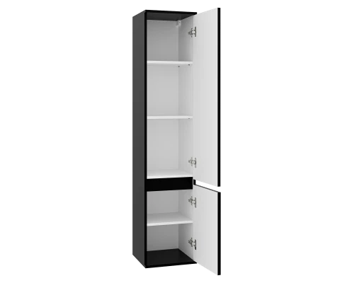 Шкаф - пенал Brevita Enfida - 35 универсальный правый (черный)