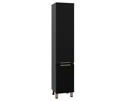 Шкаф - пенал Brevita Enfida - 35 универсальный правый (черный)