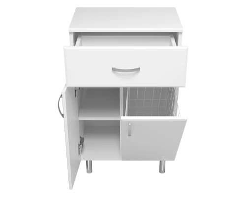 Тумба Misty Люси - 50 с бельевой корзиной