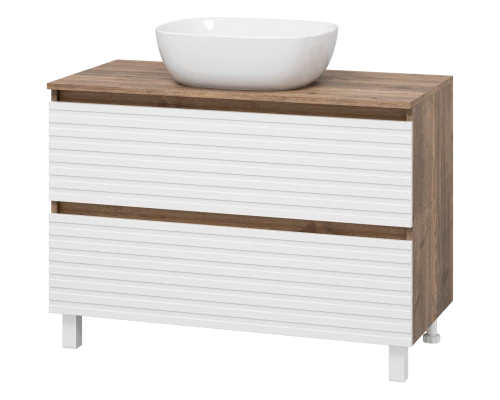 Тумба под раковину Brevita Dakota - 100 (белая)