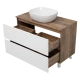 Тумба под раковину Brevita Dakota - 100 (белая)