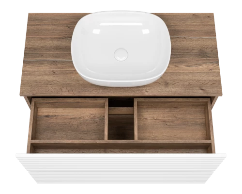 Тумба под раковину Brevita Dakota - 100 (белая)