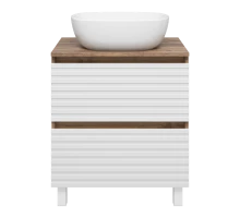 Тумба под раковину MISTY Brevita Dakota - 60 (белая)