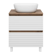 Тумба под раковину MISTY Brevita Dakota - 60 (белая)