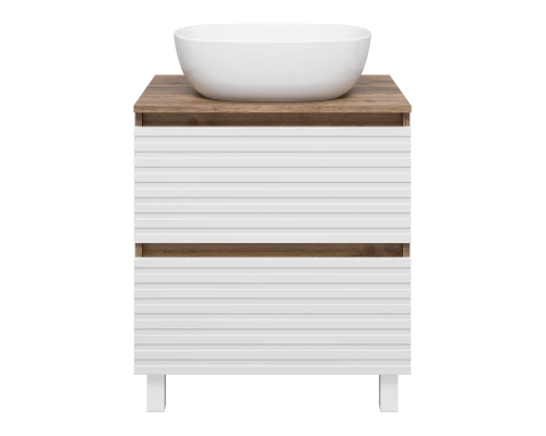 Тумба под раковину MISTY Brevita Dakota - 60 (белая)