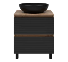 Тумба под раковину Brevita Dakota - 60 (черная)