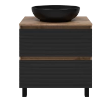Тумба под раковину Brevita Dakota - 70 (черная)