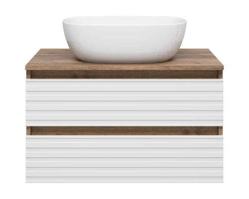 Тумба под раковину MISTY Brevita Dakota - 70 подвесная (белая)
