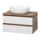 Тумба под раковину MISTY Brevita Dakota - 70 подвесная (белая)
