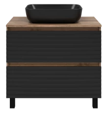 Тумба под раковину Brevita Dakota - 80 (черная)