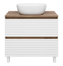 Тумба под раковину MISTY Brevita Dakota - 80 (белая)