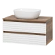 Тумба под раковину MISTY Brevita Dakota - 80 подвесная (белая)