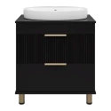 Тумба под раковину Brevita Enfida - 70 (черная)