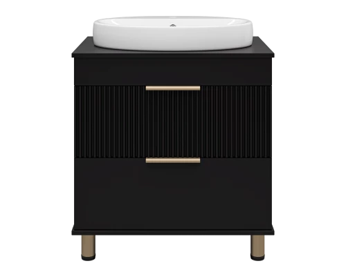 Тумба под раковину Brevita Enfida - 70 (черная)