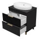 Тумба под раковину Brevita Enfida - 70 (черная)