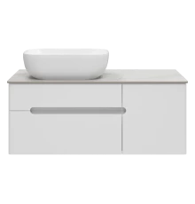 Тумба под раковину Misty Роял - 100 подвесная (белая)
