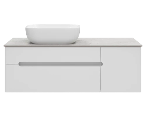 Тумба под раковину Misty Роял - 120 подвесная (белая)