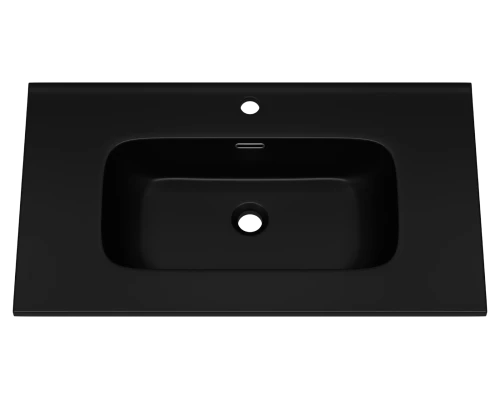 Раковина CeramaLux9080MMB - 80 (черная)