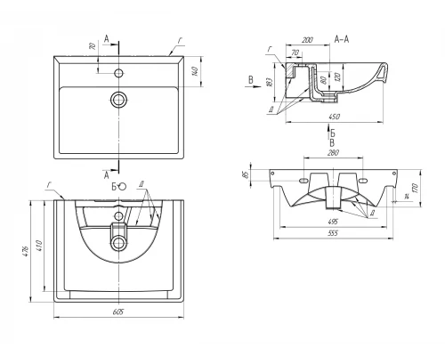 Раковина DrejaQ - 60