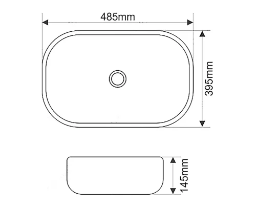 Раковина MelanaMLN-A419 - 50