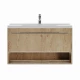 Тумба-умывальник ХОУП 100, 1 ящ., подвесная, орех (под раковину МИРАНДА 100)