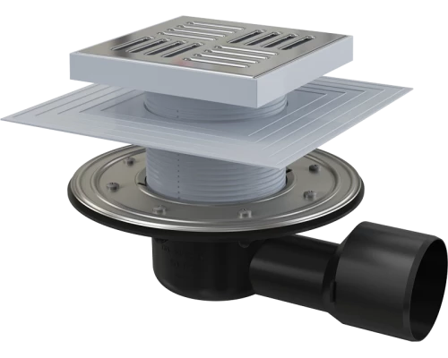 Душевой трап AlcaPlast APV3444 с боковой подводкой