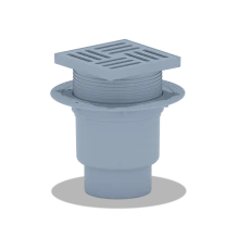 Трап верт. рег. вып.110 с сух.гидроз.реш.15х15 пластик ANI PLAST