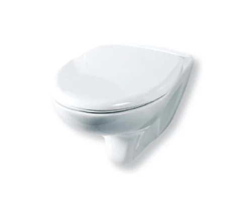 Унитаз «Элеганс» подвесной с сиденьем, инсталляция DI с хром панелью (2 кнопки),ROSA