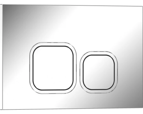 Комплект 2в1 IBERICA BLANCA инсталляция SILENCIO, кнопка смыва ESTI-Q хром глянцевый (IB001.833)