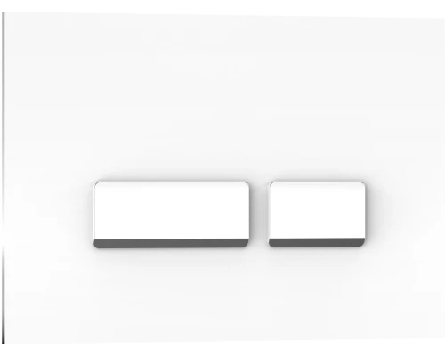 Комплект 3в1 IBERICA BLANCA инсталляция SILENCIO, унитаз TOLEDO ALTO белый, кнопка смыва CRYSTAL-R белый глянцевый (IB001.TLA.234.2210)