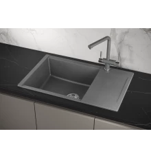 Кухонная мойка GRANULA (7807, ГРАФИТ)